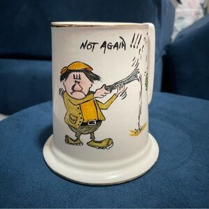 Deer Hunt Hunting Stein Mug Tankard By Florence Ceramics Funny Hunting Dad Cup